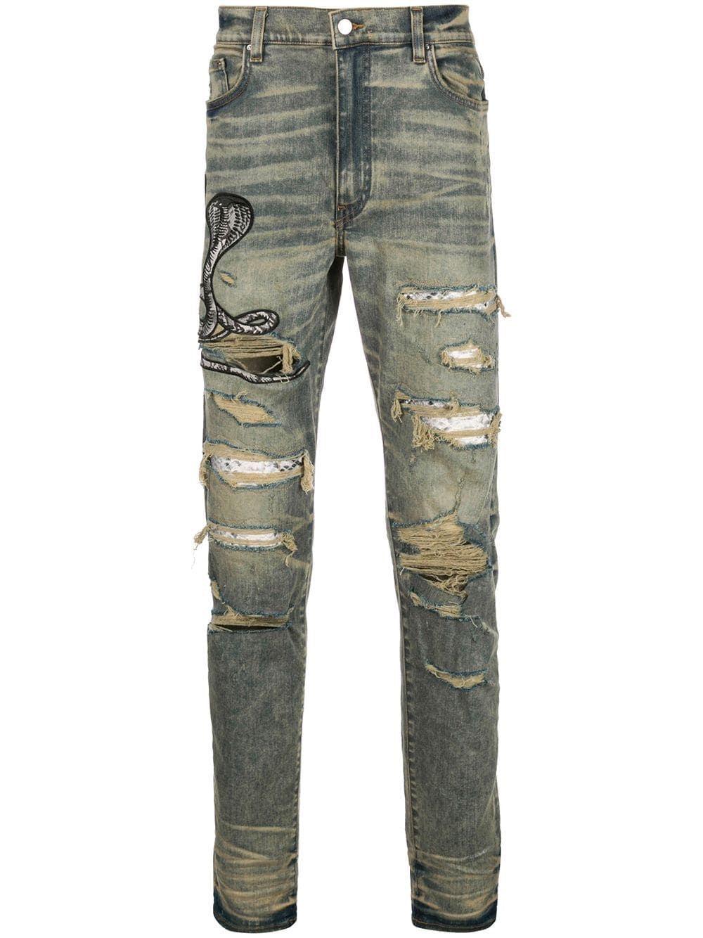 Silver Snake Jeans