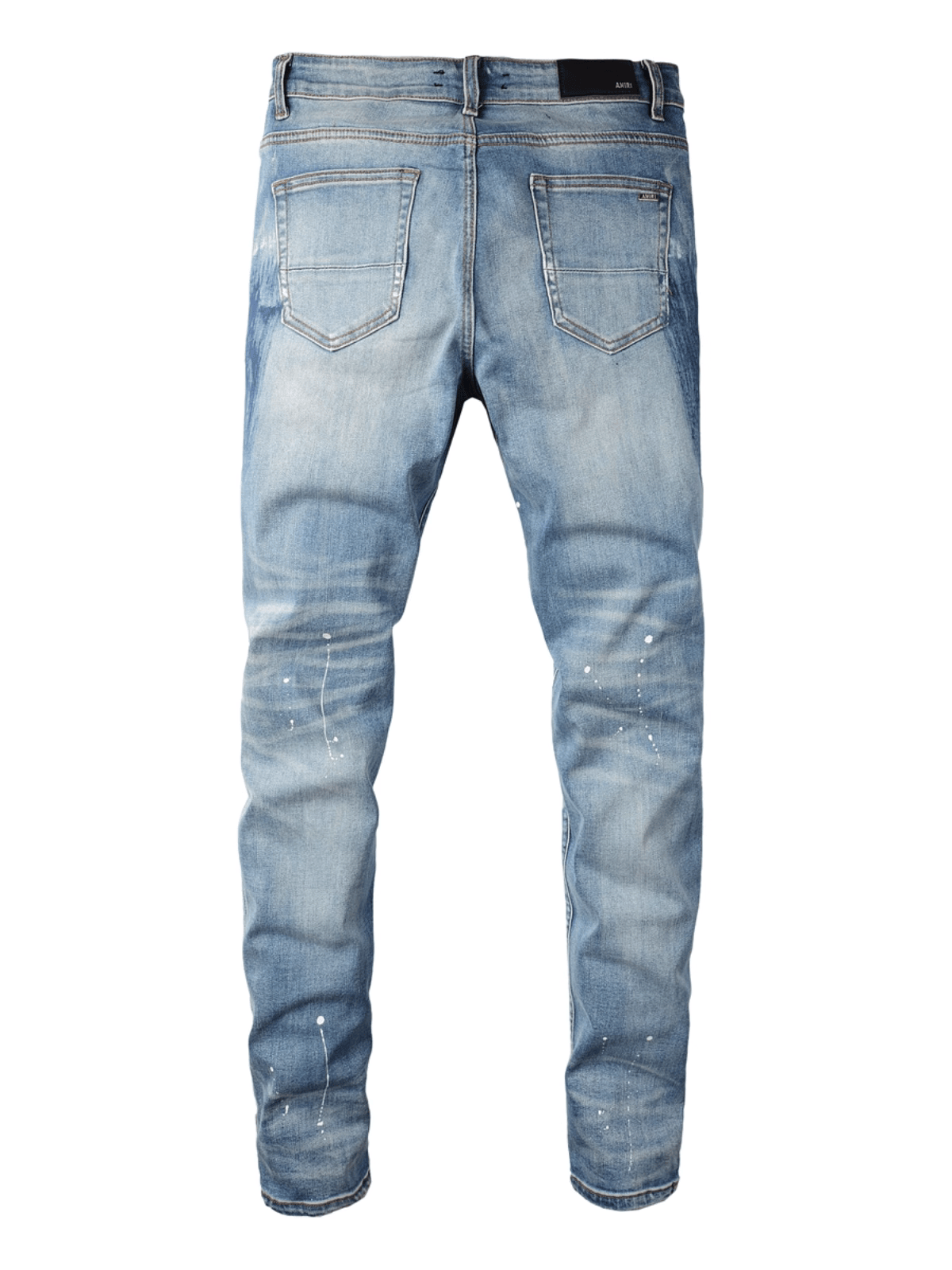 Light Blue Diamond Patch Jeans
