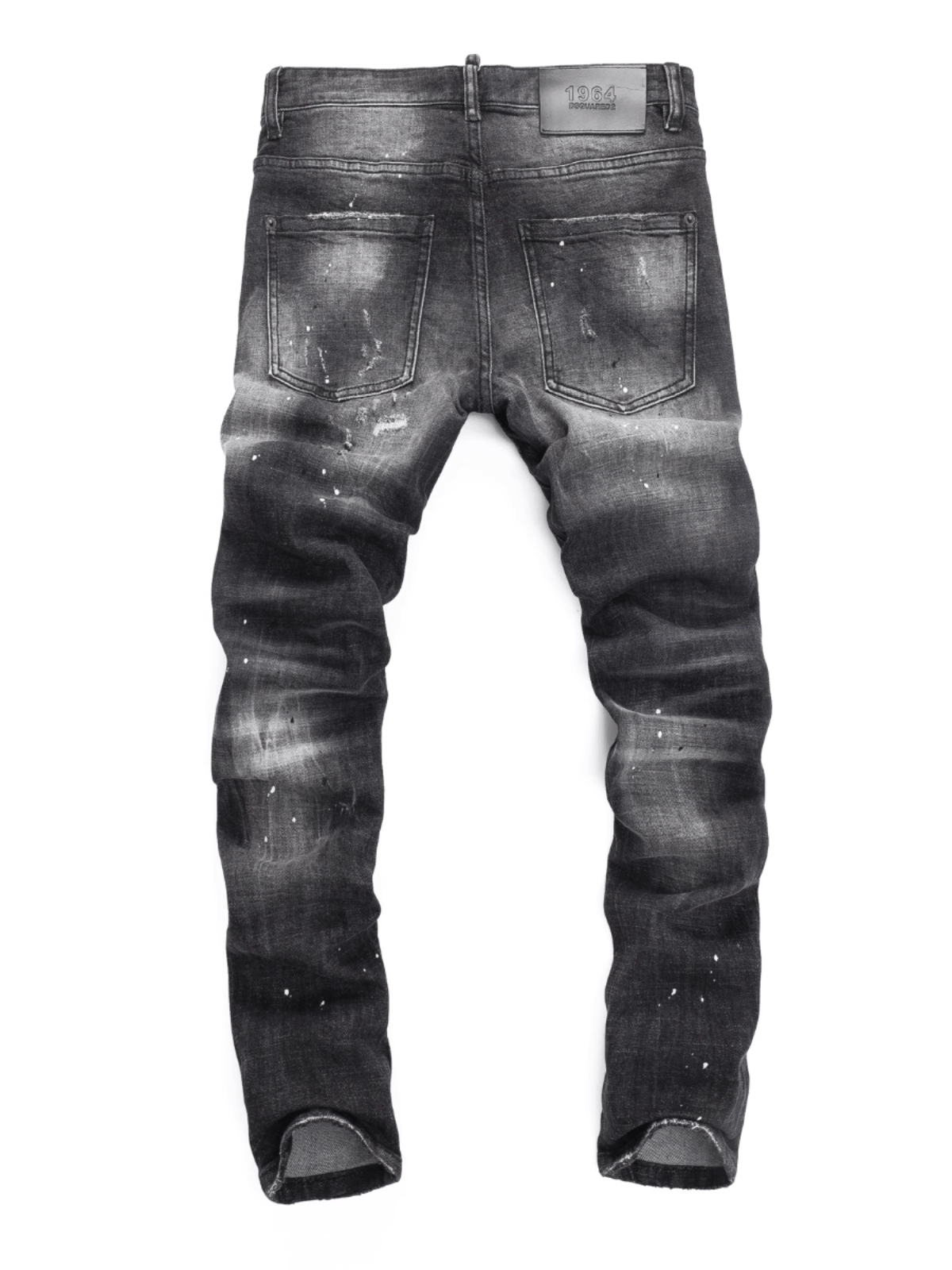 Smoky Gray Paint Jeans