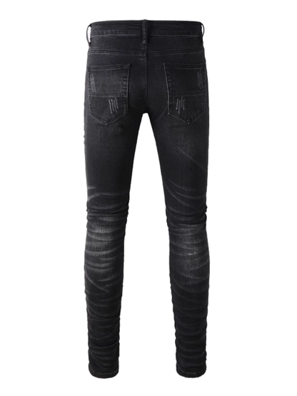 Black Patch Jeans