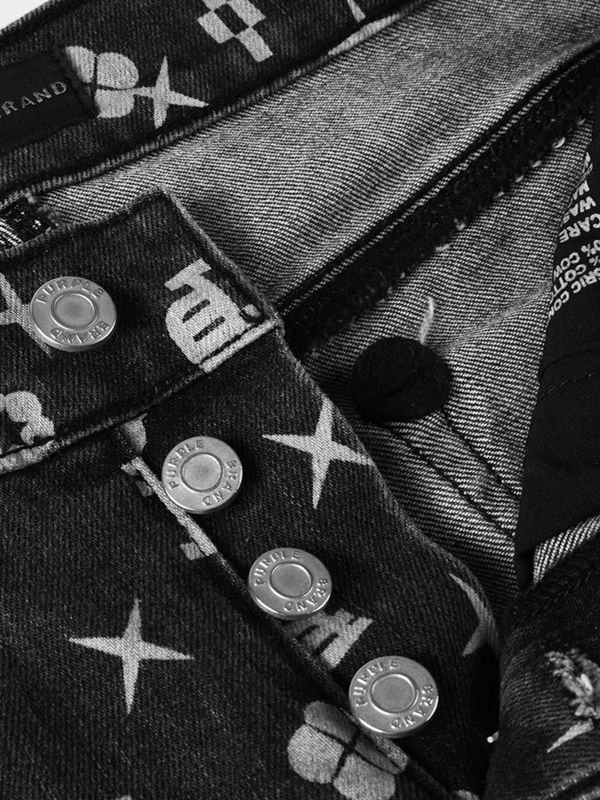 Black Classic Graphic Jeans