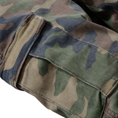 Camouflage Black Patch Jeans