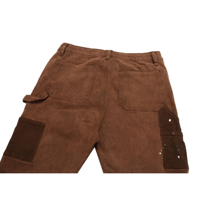 Splash Brown Flare Jeans