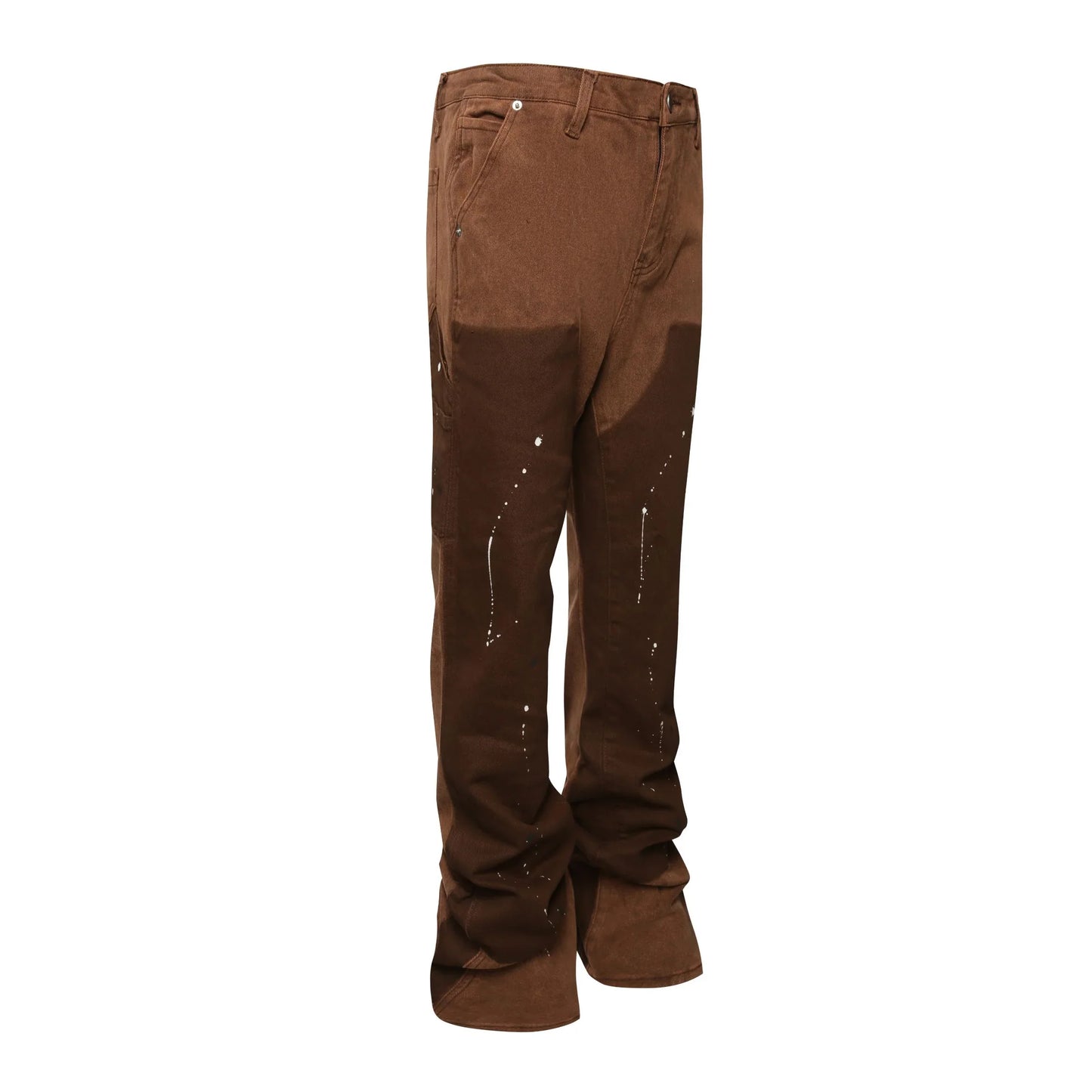 Splash Brown Flare Jeans