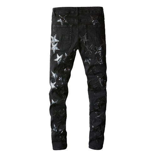 Stars Patch Jeans