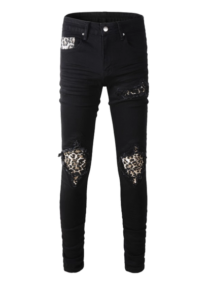 Black Patch Jeans