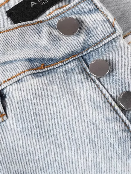 White Graphic Jeans
