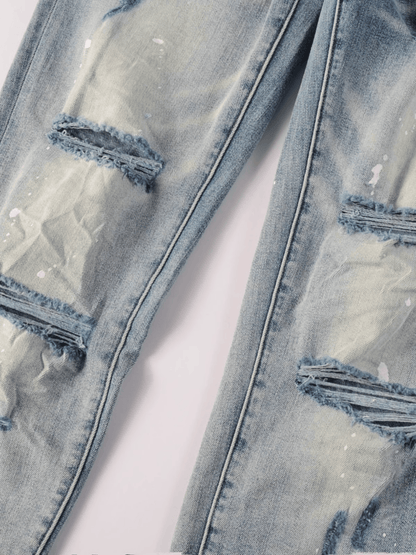 Light Blue Ripped Jeans