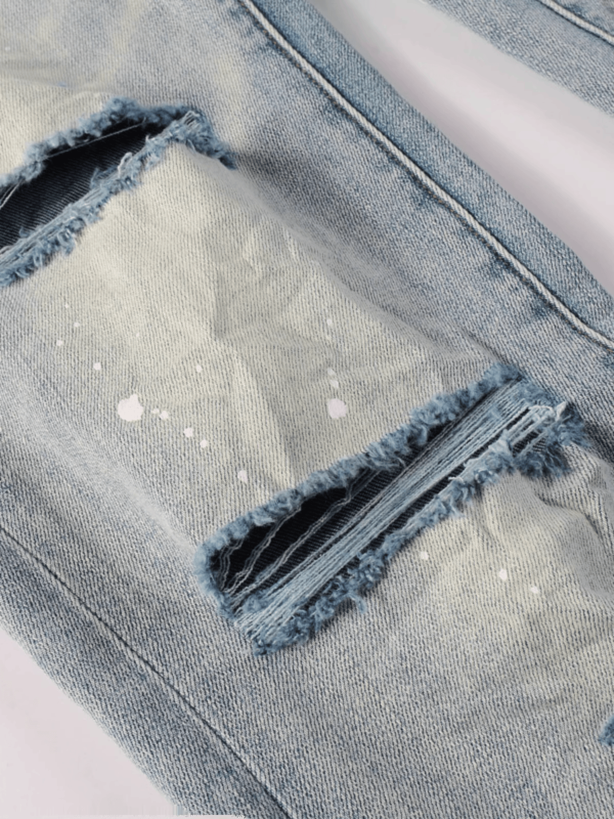 Light Blue Ripped Jeans
