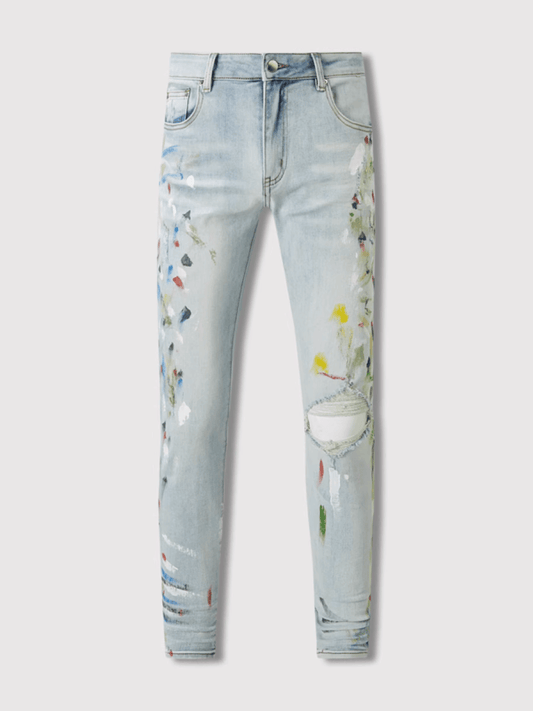 Light Blue Patch Jeans