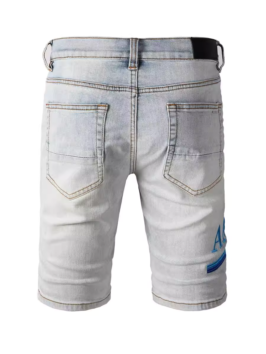 Light Denim Classic Writing Jeans