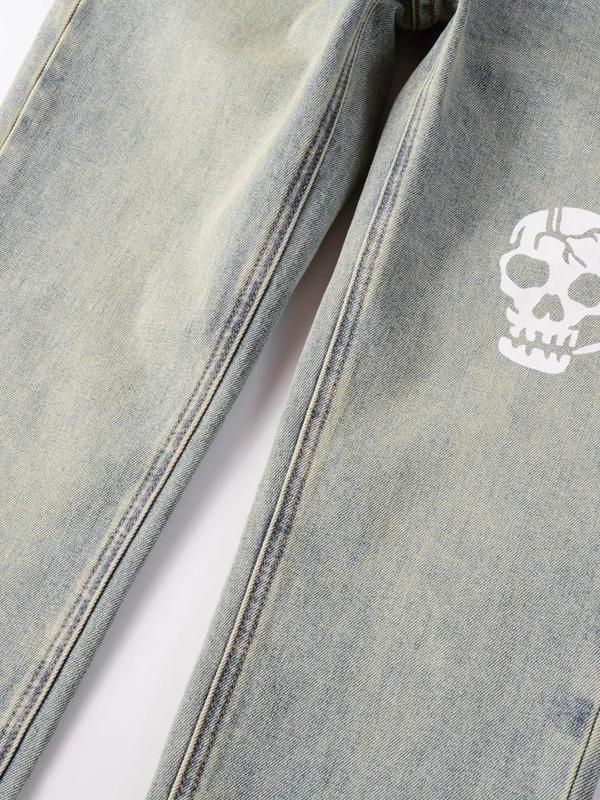 Denim Classic Skull Jeans