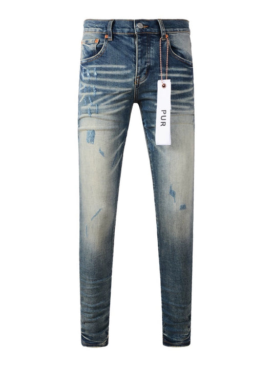 Washed Denim Classic Jeans