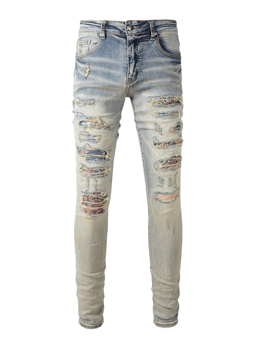 Light Denim Ripped Jeans