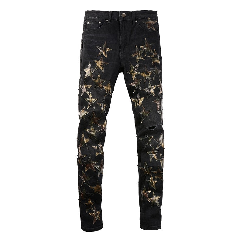 Camouflage Stars Jeans