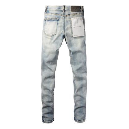 American High Blue Patch Fashion Jeans