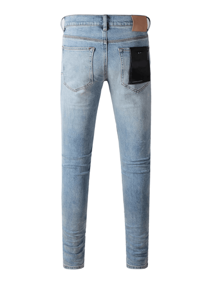 Light Blue Ripped Classic Jeans