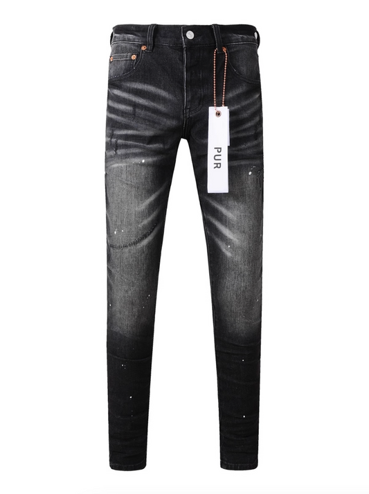 Washed Black Classic Jeans