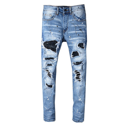 Rhinestone Crystal Jeans