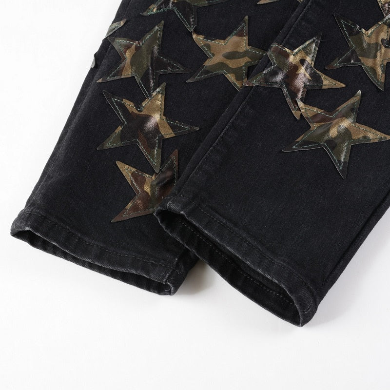 Camouflage Stars Jeans