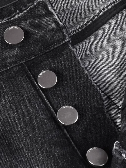 Smoky Gray Classic Jeans